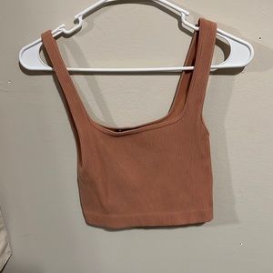 Size L orangey zara tank top